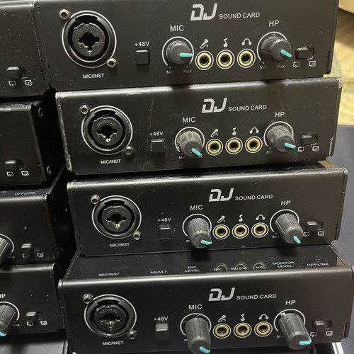 二手森然DJ声卡 功能正常带线