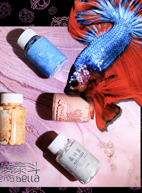 观赏鱼水族专用海盐黄粉多维杀菌白点烂尾消毒鱼药调节渗透压斗鱼