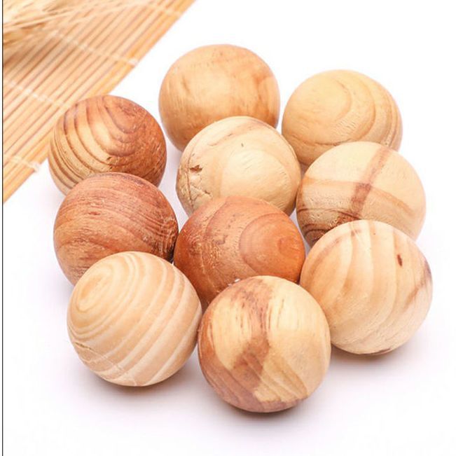 樟脑球防潮防虫防蛀香樟木蟑螂衣柜驱虫木球香木珠樟脑丸香薰球