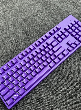 三模F104紫色红色黄色Pbt插拔轴青轴红轴茶轴红色白光usb机械键盘