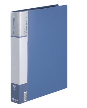 特价正品优邦(YOBO)F60AB60页A4高档资料册 蓝色 学生/办公专用