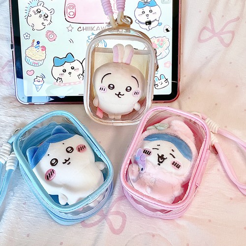 吉伊卡哇保护套13cm自嘲熊娃包乌萨奇小八挂件痛包chiikawa遛娃包