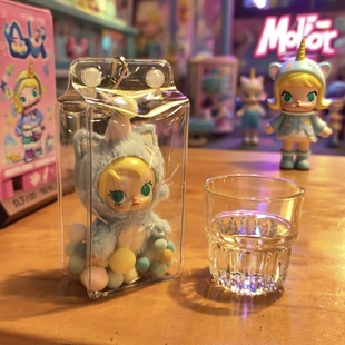 谷谷13cm牛奶盒娃包适用baby molly口袋朋友潮玩盲盒防尘保护套