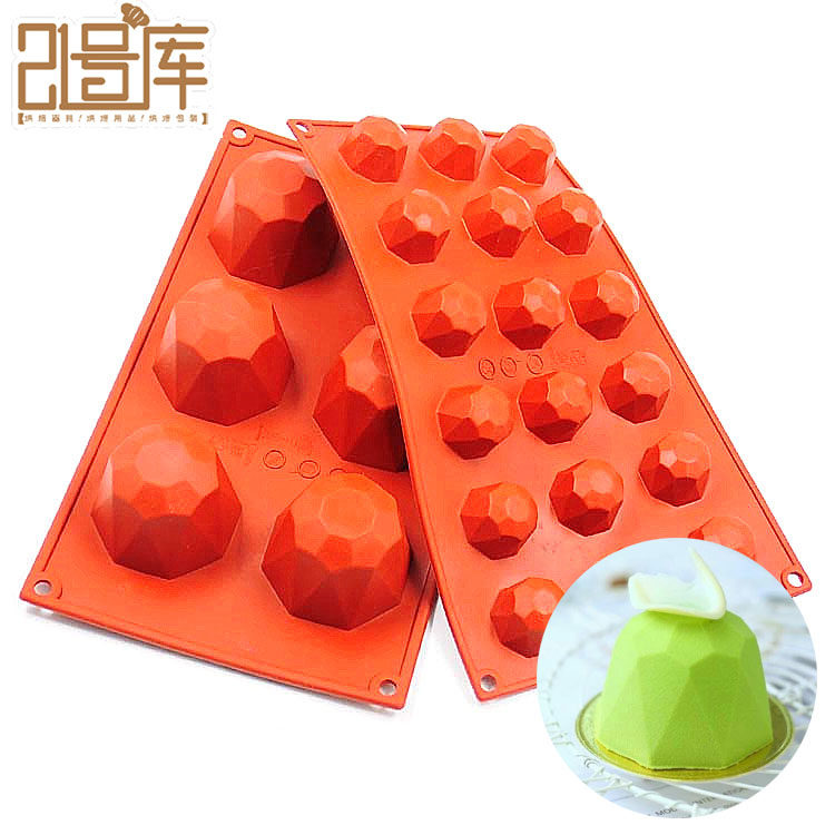 钻石矽胶模具 diy硅胶 冰格 冰块 水晶巧克力 翻糖模具布丁果冻模
