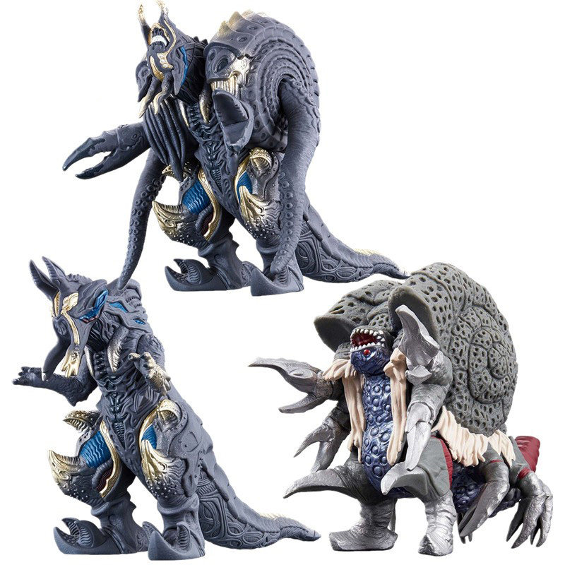 软胶怪兽终极boss邪神加坦杰厄 dx梅加杰厄第二形态黄金迪迦玩具