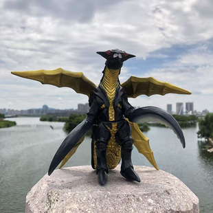 大号软胶怪兽巴吉利斯骨翼超兽超大猛斯王分化兽吉瓦斯多拉考玩具