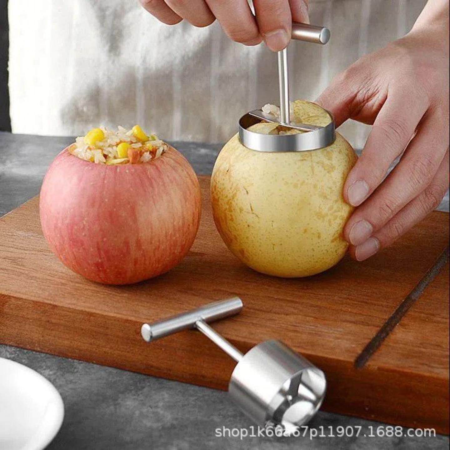 不锈钢多功能梨子去芯器