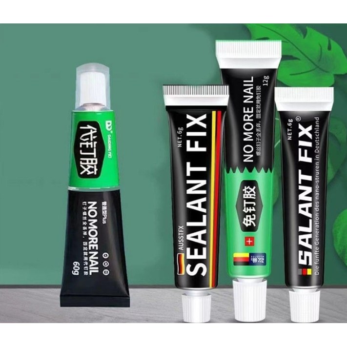 免钉胶强力胶粘全能墙面免打孔胶瓷砖置物架鱼缸玻璃密封胶水