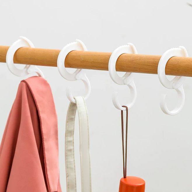 s型挂钩强力承重免打孔厨房固定圆杆勾家用塑料钩子挂衣柜专用夹,居家日用,其它,淘宝优惠券,粉丝福利购,淘宝优惠卷
