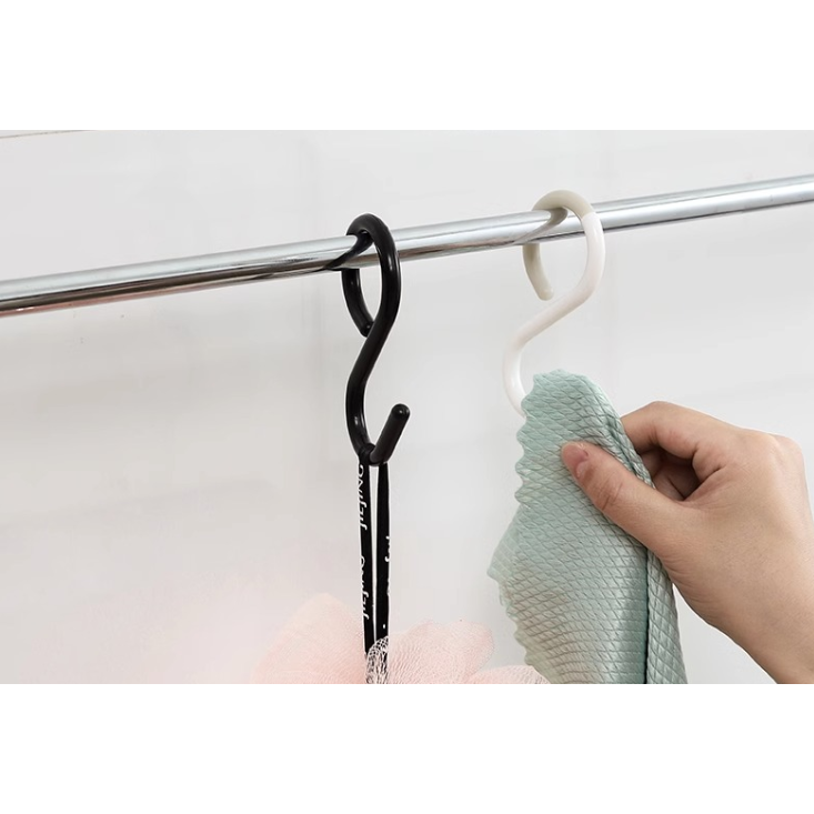 s挂钩防掉多功能挂钥匙衣服帽子包包厨房浴室卫生间万能s型钩子