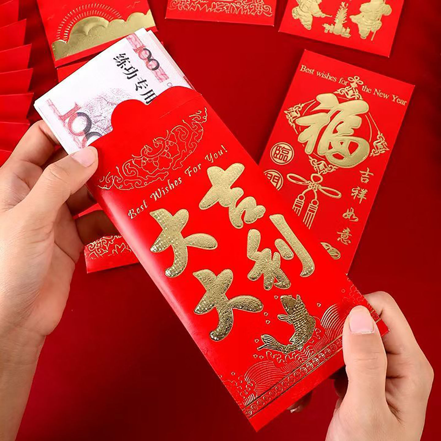 迷你红包结婚专用接亲堵门红包订婚礼抛洒小号喜包创意个性利是封