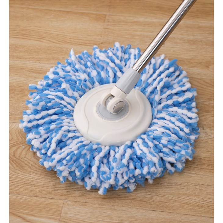 家用拖布替换头旋转拖把零件加厚拖头通用拖把配件圆形加密墩布头