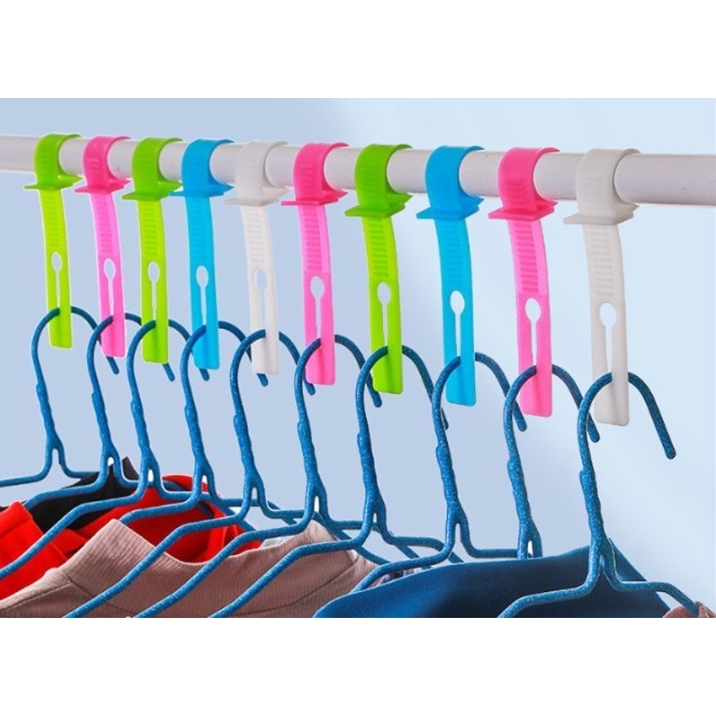 防风卡扣衣架防滑防掉高楼晒衣服挂钩固定神器阳台晾衣隔离器夹子