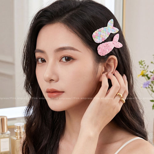 luckyrose美人鱼发夹女2026新款