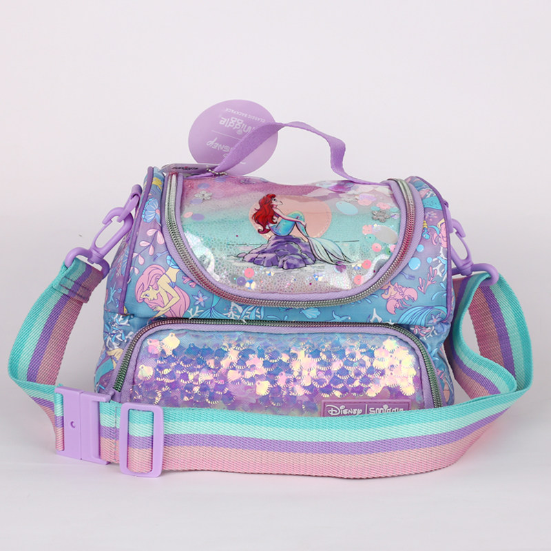 호주 밀입국 초등학생 대용량 배낭 소녀의 부담을 줄이는 인어 SCHOOLBAG 편지지 상자 식사 가방