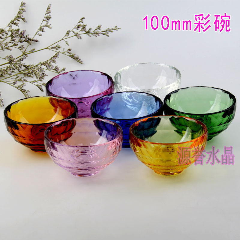 高档耐热玻璃透明碗水晶碗水果沙拉碗米饭燕窝碗七彩碗套装汤碗,餐饮具,碗,淘宝优惠券,粉丝福利购,淘宝优惠卷