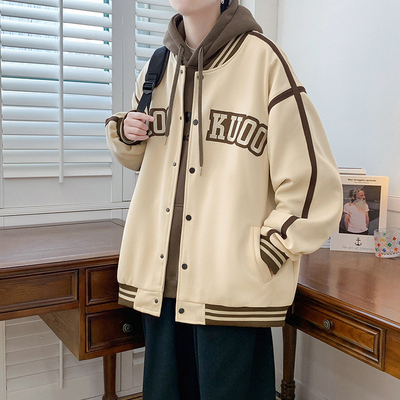 不起球不褪色新款棒球服夹克外套