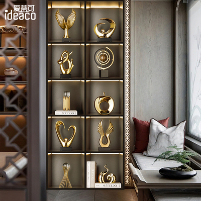 酒柜装饰摆件电视柜轻奢高档陶瓷