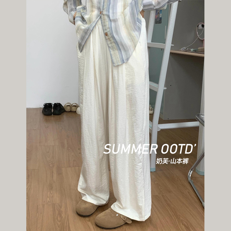 奶芙山本裤女夏季冰丝2025年新款