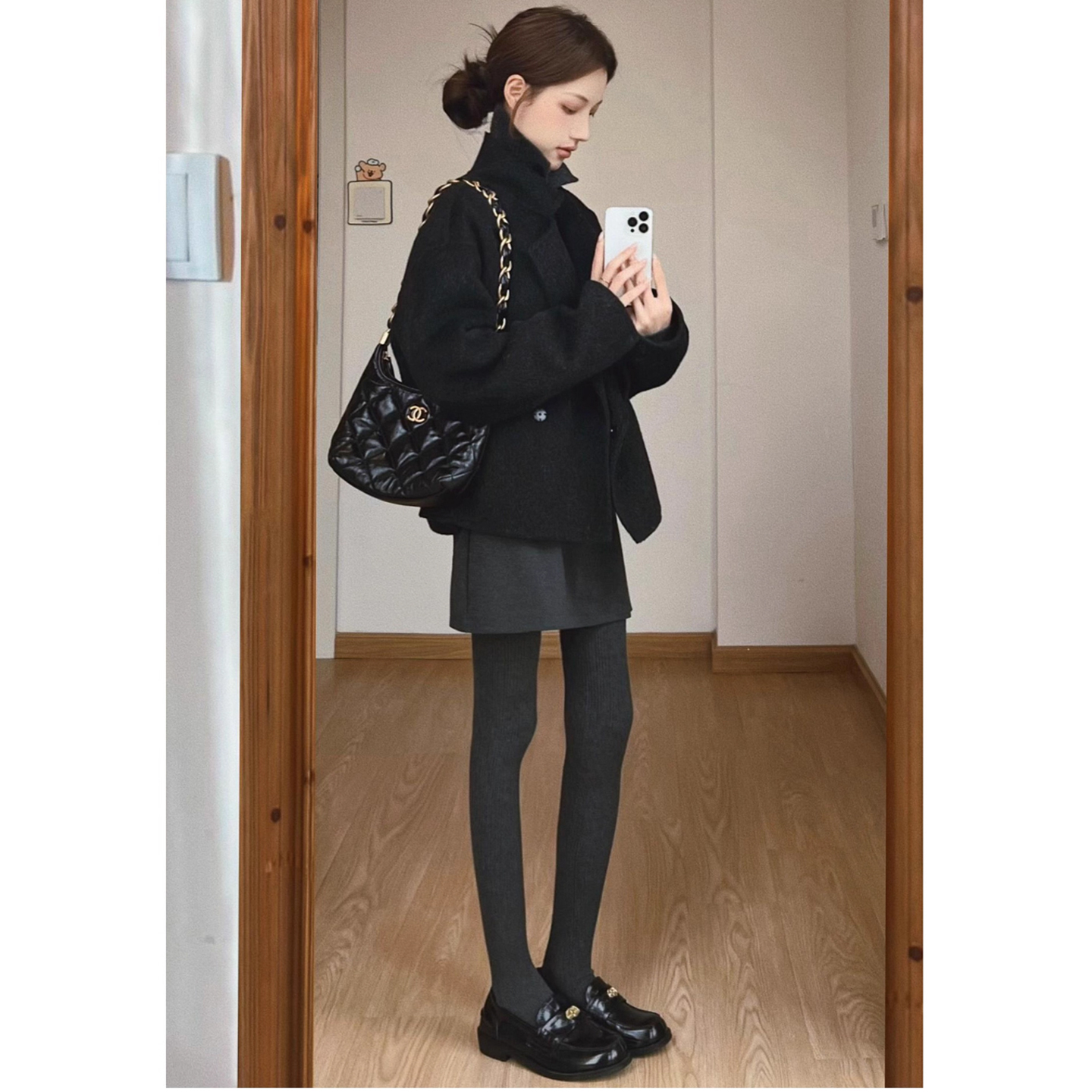 灰色压力瘦腿袜打底裤女2025新款