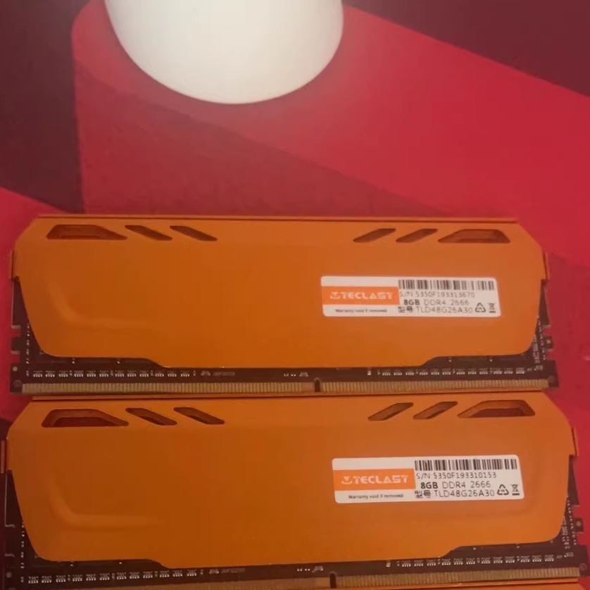 台电DDR4 2666 8G马甲条内存条 马甲散热设计