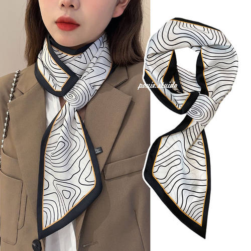 懒人丝巾围巾2024新款女冬季