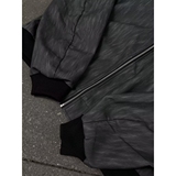 美式复古假两件连帽外套拼接纹理感短款PU皮衣夹克潮SK25P80，男装皮衣，电商D256-2(原A064-2)