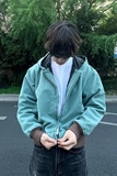 连帽卫衣外套季新款日系潮牌vintage宽松百搭拉链夹克J2341P85，男装夹克，电商D256-2(原A064-2)