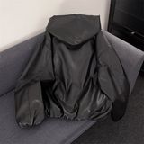 秋季美式街头PU皮机车风连帽皮衣情侣上衣潮夹克外套NB29P70，男装皮衣，电商D256-2(原A064-2)