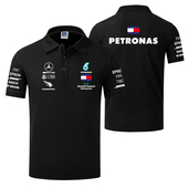 工作服休闲男体恤 纯棉翻领POLO衫 机车f1摩托车赛车服短袖 T恤夏季