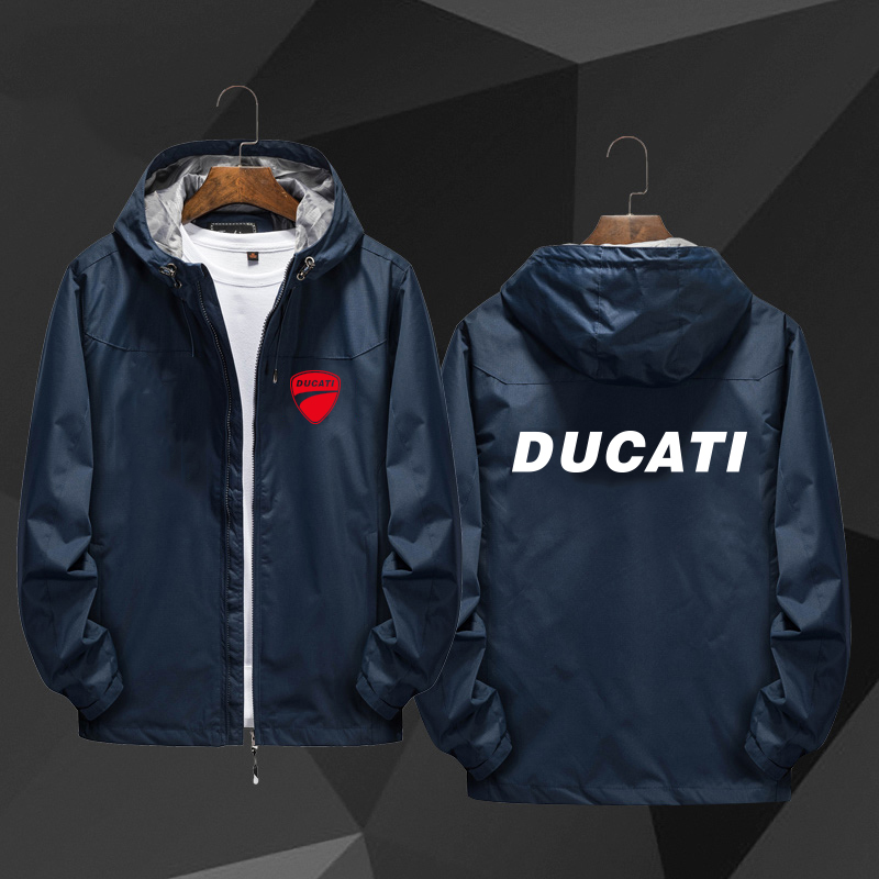 DUCATI杜卡迪摩托车风衣外套男motogp机车俱乐部队服骑行服工装