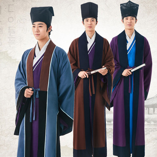 影视古装汉服明朝宋朝老爷员外商人郎中王阳明李时珍演出服装戏服