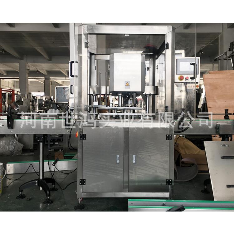 自动真空封罐机马口铁易拉罐封口机可乐饮料易拉罐圆形瓶子封盖机