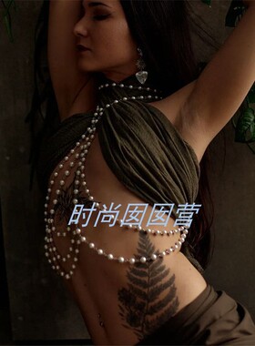 珍珠项链身体链仿珍珠个性珠链女