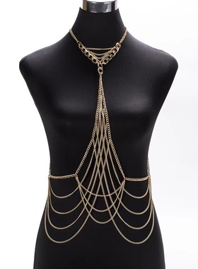 链条身体链合金时尚磨链女