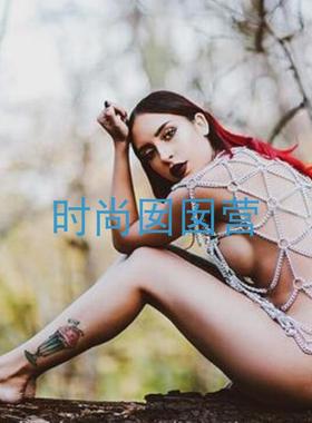 欧美多层合金饰品写真身体链