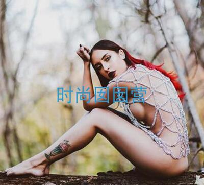 欧美多层合金饰品写真身体链