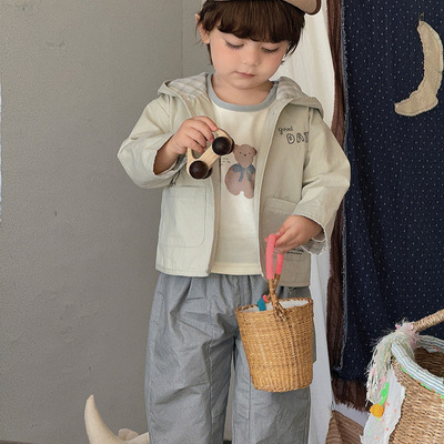 婴幼儿衣服春季新款男童连帽外套男宝韩版开衫上衣春装外出服 a类