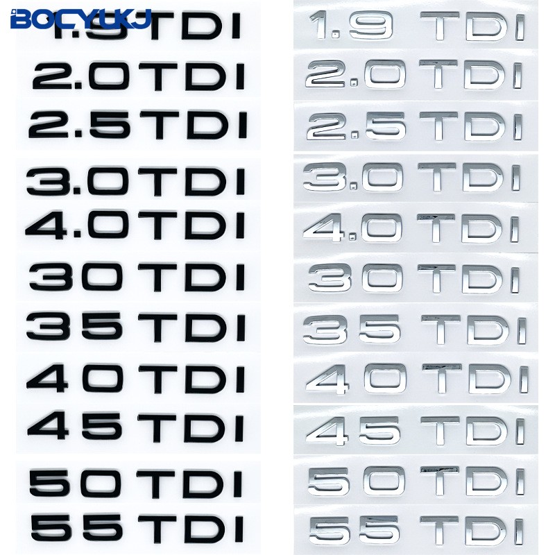 适用于奥迪改装TDI字母车