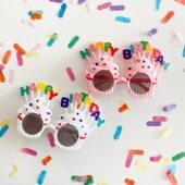 生日眼镜happy birthday搞怪拍照道具成人儿童派对氛围感场景布置