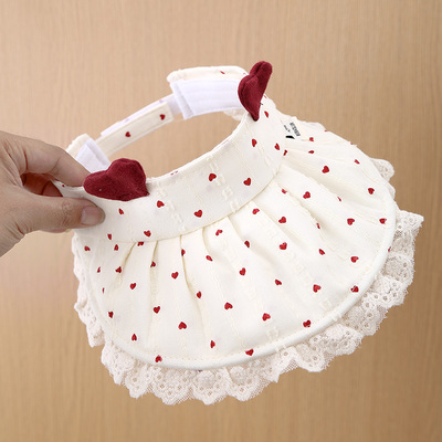 婴儿防晒帽子夏季可爱棉布