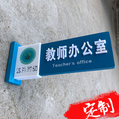 定制木质简约办公室挂牌中小学教室门牌创意科室幼儿班级牌指示牌