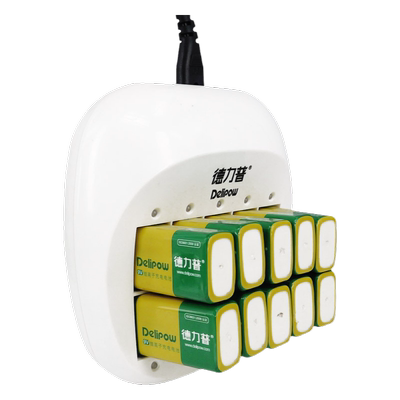 德力普9v充电锂电池大容量6f22