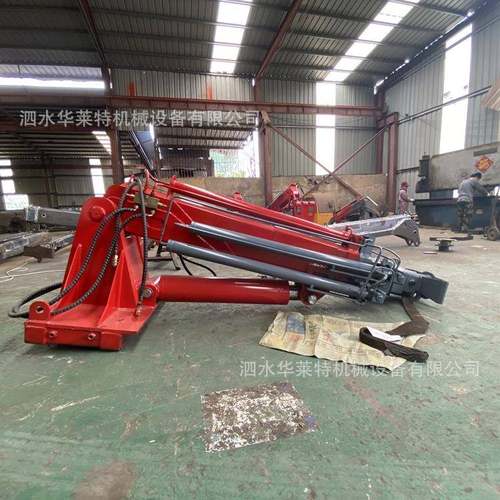 外6节可伸缩叉车吊臂越9.2米吊野叉 车加装转向飞臂 墙广告吊牌安