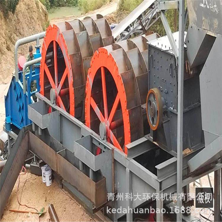 流动式水洗生备 移动式筛沙水洗砂设设备KD-100 滨州筛沙洗沙脱水