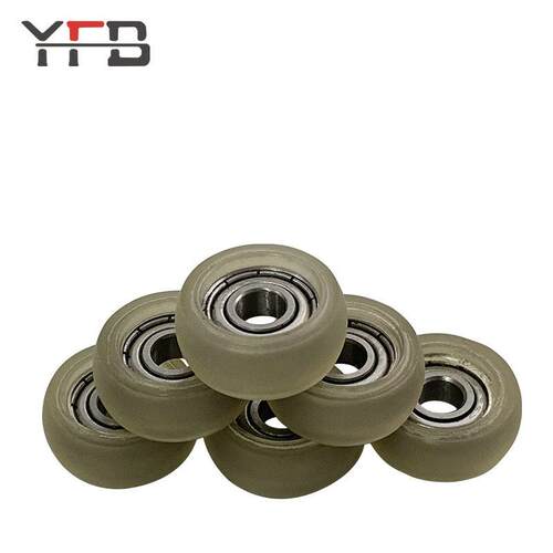 磨耐低噪音包PU69518.轴胶承滑轮移门门窗不脱胶包推拉轨道滚轮P