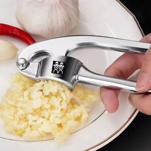 德国DOUBLEDELI压蒜器手压式家用蒜泥锌合金蒜蓉器家庭实用神器