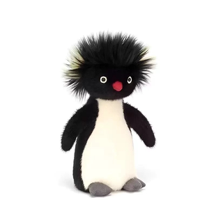 英国Jellycat企鹅玩偶炸毛企鹅爆炸头企鹅可爱罗尼公仔节日礼物