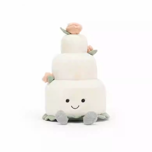 英国Jellycat结婚蛋糕毛绒玩具三层蛋糕玩偶公仔娃娃婚礼送礼物
