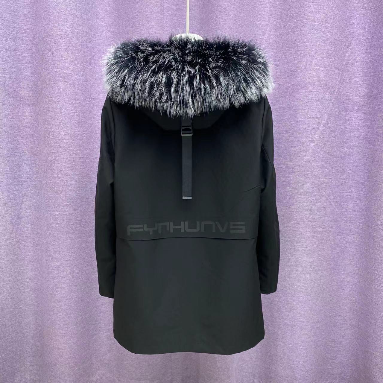 皮草男中长款可拆卸兔毛内胆加绒